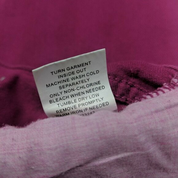 NY&C Pink Low Rise Skinny Leg Jeans Women's Size 6 - Picture 7 of 7